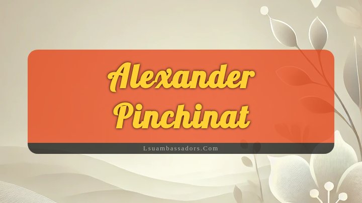 Obituary Reference Image of Alexander Pinchinat