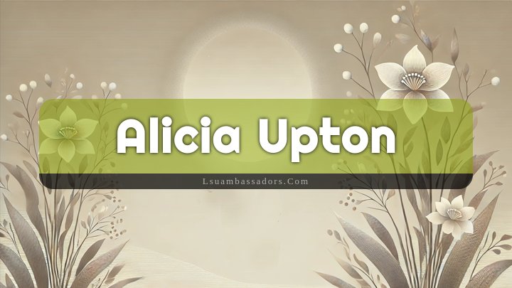 Obituary Reference Image of Alicia Upton