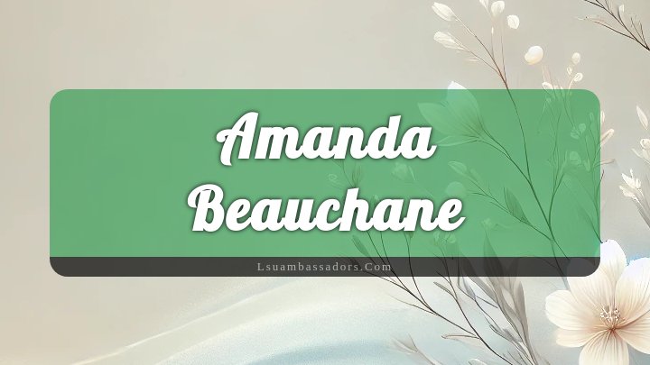 Obituary Reference Image of Amanda Beauchane