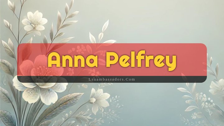 Obituary Reference Image of Anna Pelfrey