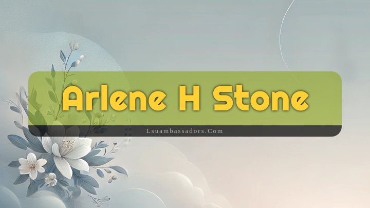 Obituary Reference Image of Arlene H Stone