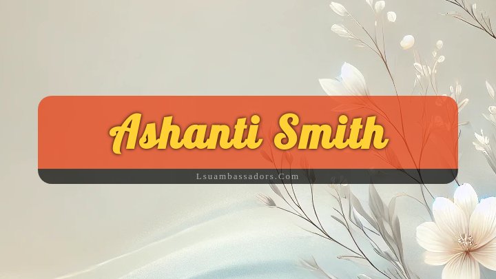 Obituary Reference Image of Ashanti Smith