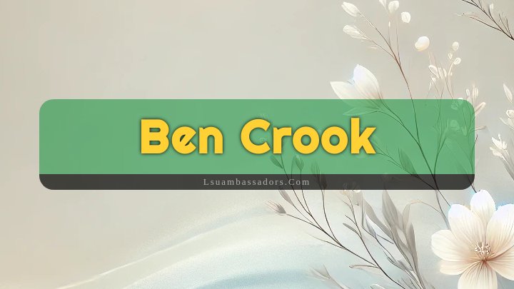 Obituary Reference Image of Ben Crook