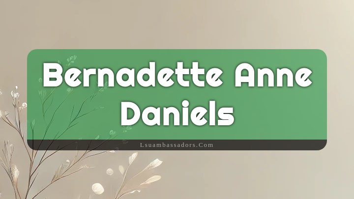 Obituary Reference Image of Bernadette Anne Daniels