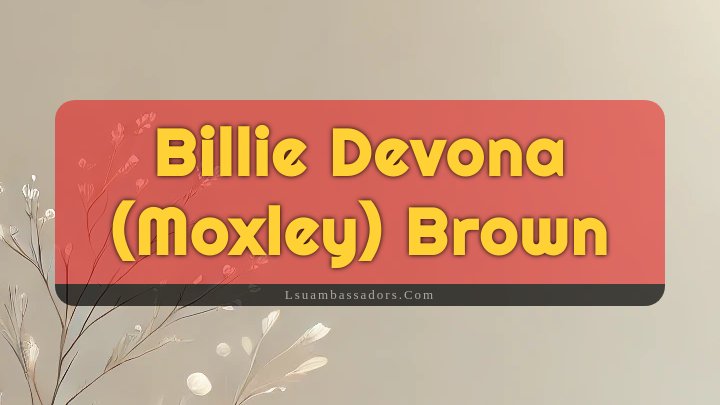 Obituary Reference Image of Billie Devona (moxley) Brown