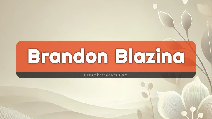 Obituary Reference Image of Brandon Blazina