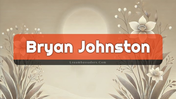 Obituary Reference Image of Bryan Johnston