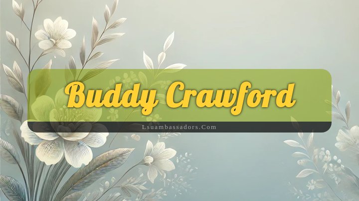 Obituary Reference Image of Buddy Crawford