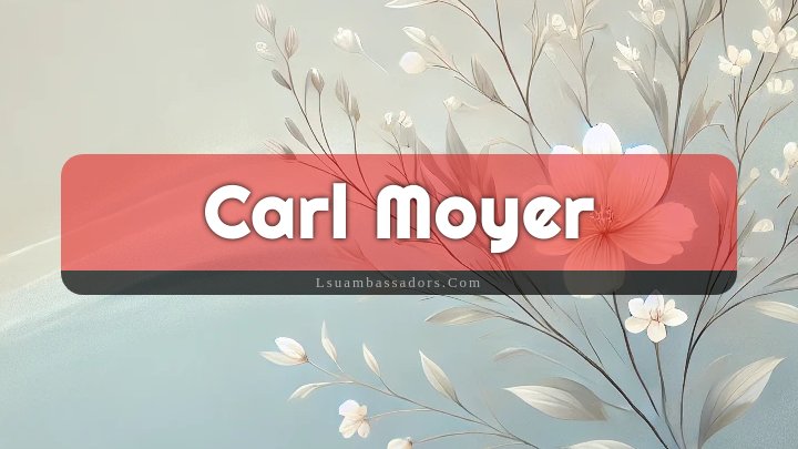 Obituary Reference Image of Carl Moyer