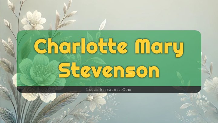 Obituary Reference Image of Charlotte Mary Stevenson