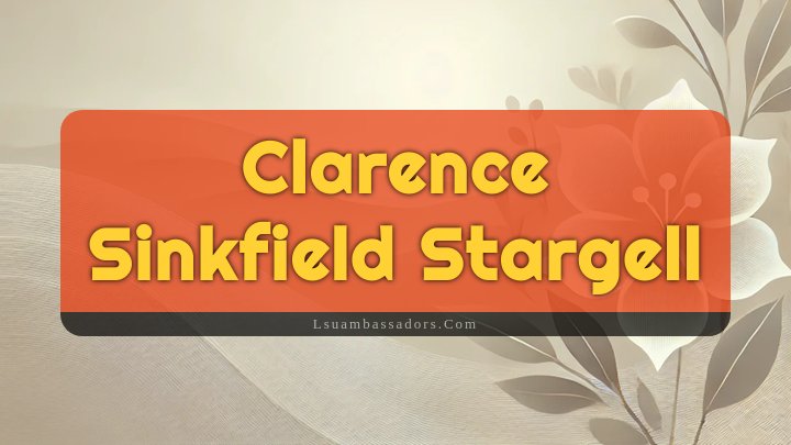 Obituary Reference Image of Clarence Sinkfield Stargell