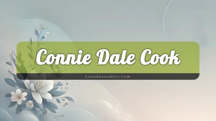 Obituary Reference Image of Connie Dale Cook