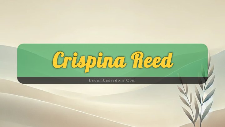 Obituary Reference Image of Crispina Reed