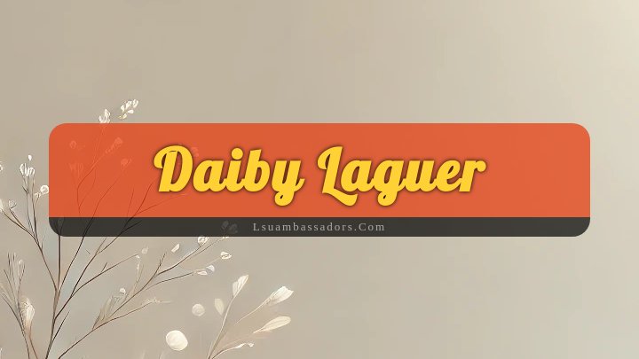 Obituary Reference Image of Daiby Laguer