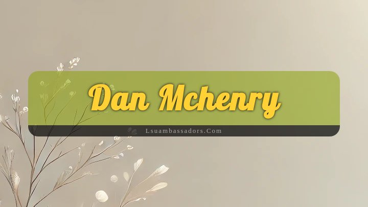 Obituary Reference Image of Dan Mchenry