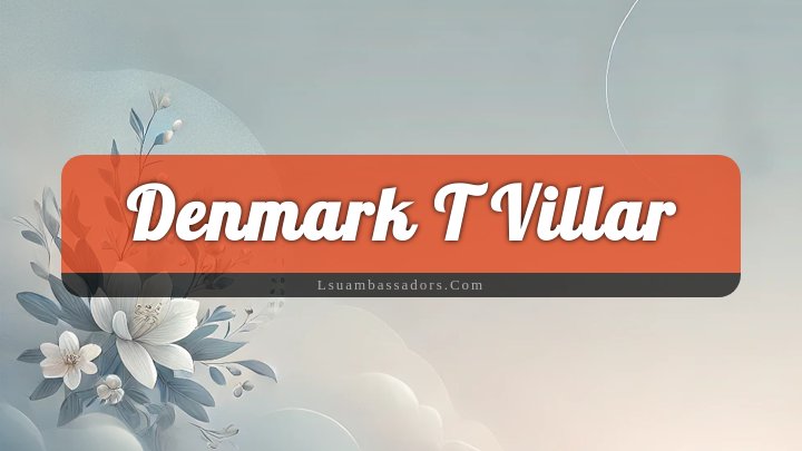 Obituary Reference Image of Denmark T Villar