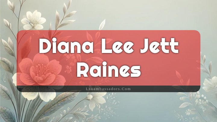 Obituary Reference Image of Diana Lee Jett Raines