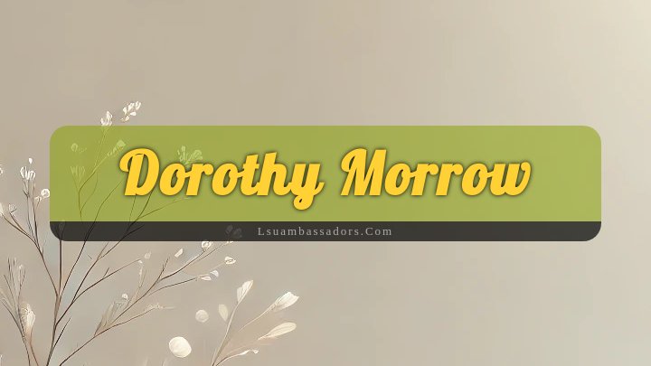 Obituary Reference Image of Dorothy Morrow