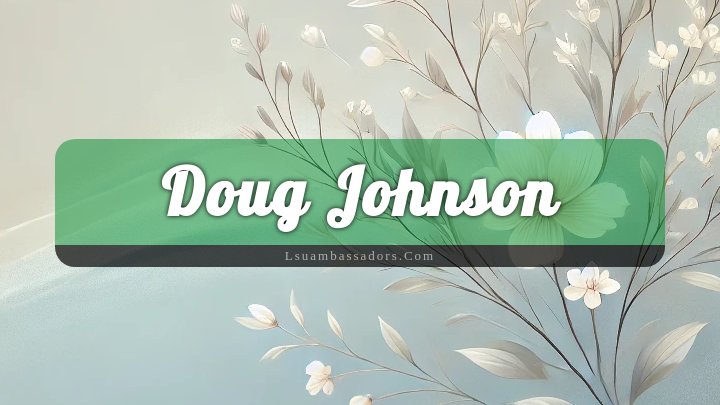 Obituary Reference Image of Doug Johnson