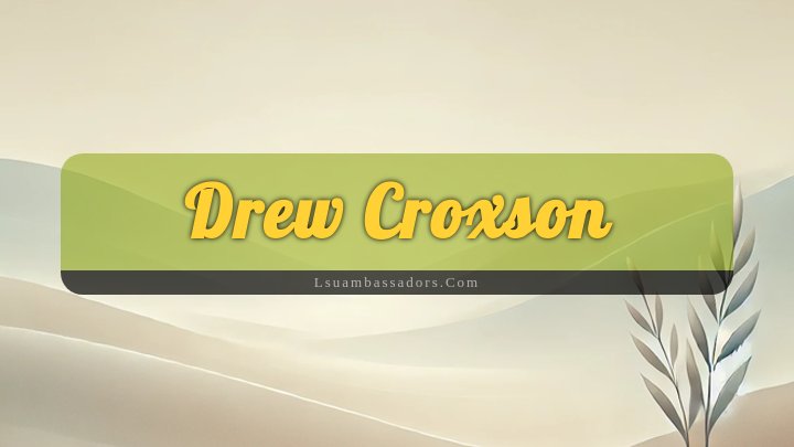 Obituary Reference Image of Drew Croxson