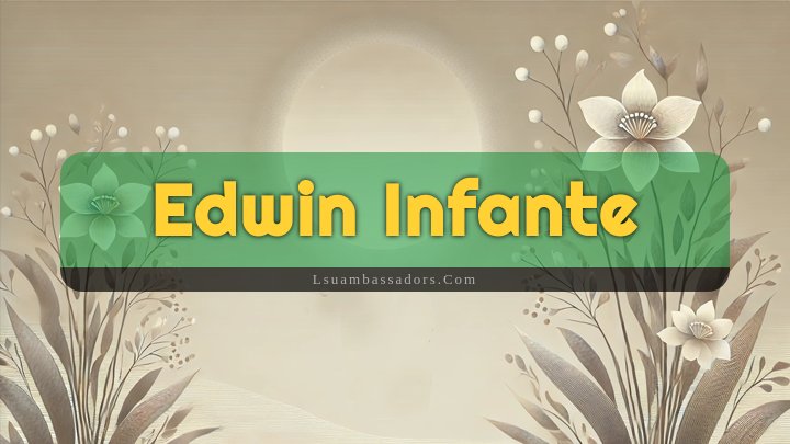 Obituary Reference Image of Edwin Infante