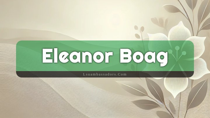 Obituary Reference Image of Eleanor Boag