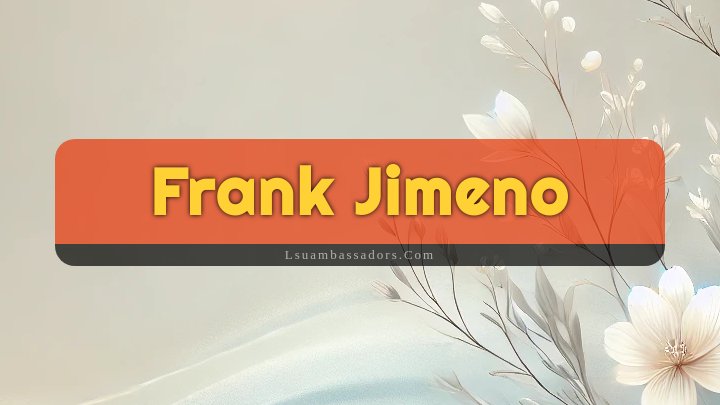 Obituary Reference Image of Frank Jimeno