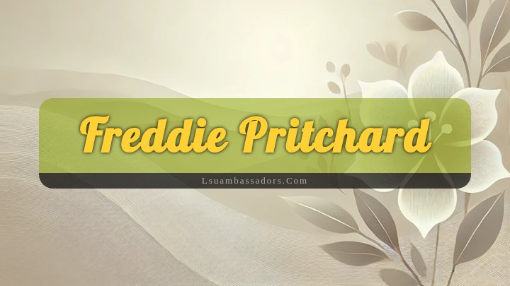 Obituary Reference Image of Freddie Pritchard