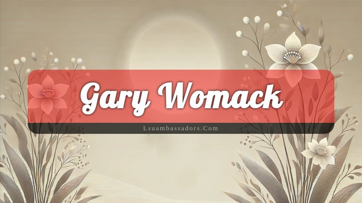 Obituary Reference Image of Gary Womack