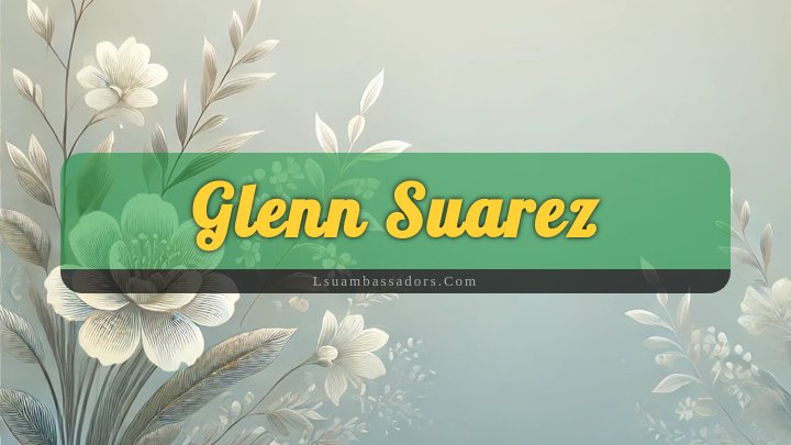 Obituary Reference Image of Glenn Suarez