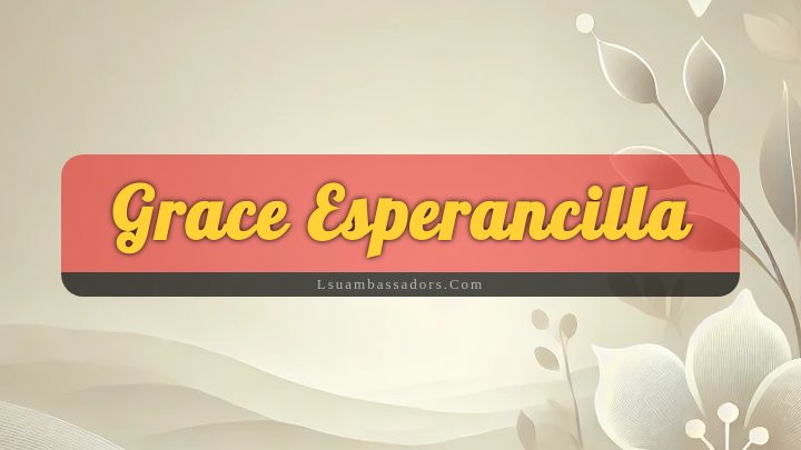 Obituary Reference Image of Grace Esperancilla