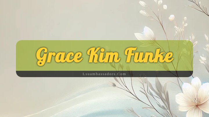 Obituary Reference Image of Grace Kim Funke