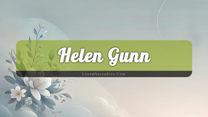 Obituary Reference Image of Helen Gunn