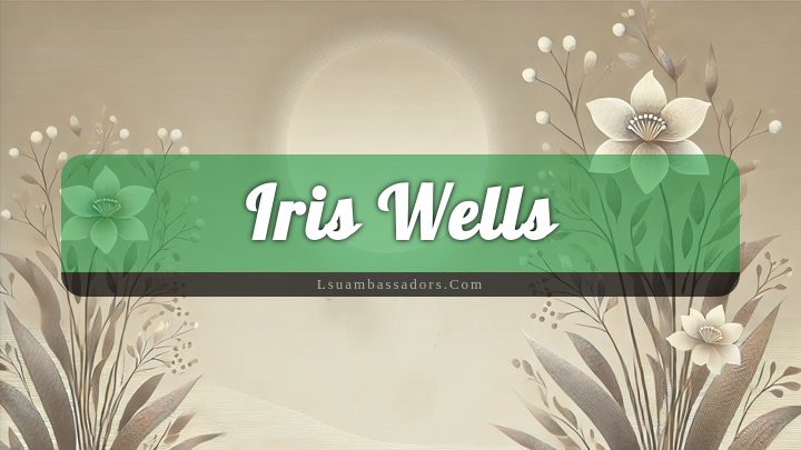 Obituary Reference Image of Iris Wells