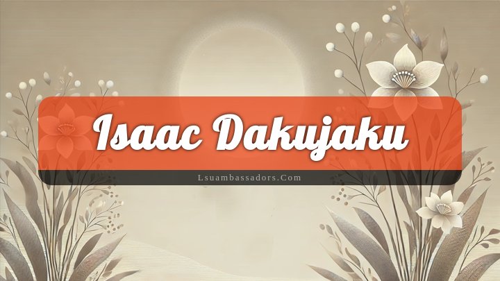 Obituary Reference Image of Isaac Dakujaku