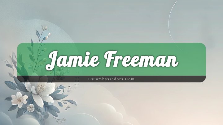 Obituary Reference Image of Jamie Freeman