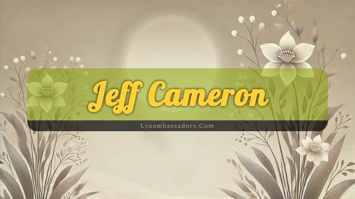 Obituary Reference Image of Jeff Cameron