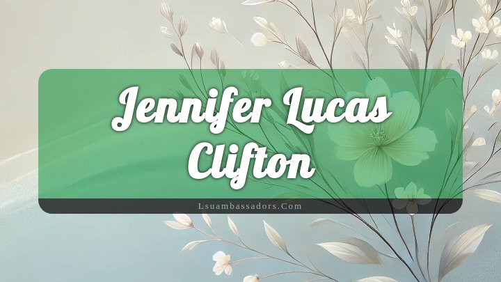 Obituary Reference Image of Jennifer Lucas Clifton