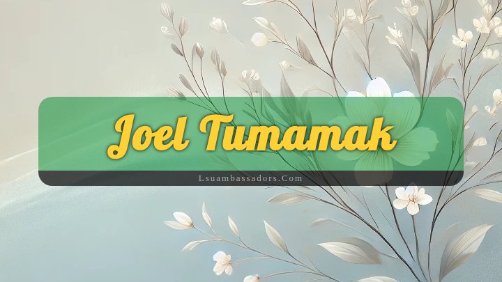 Obituary Reference Image of Joel Tumamak