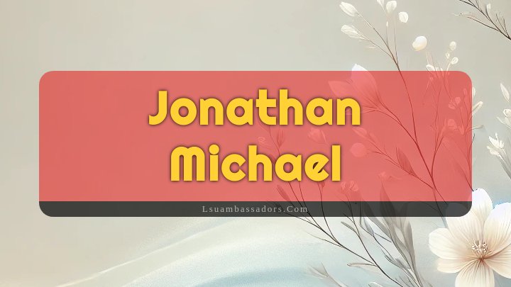 Obituary Reference Image of Jonathan Michael