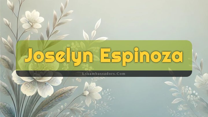 Obituary Reference Image of Joselyn Espinoza