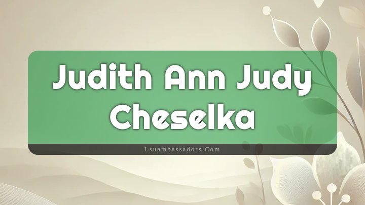 Obituary Reference Image of Judith Ann Judy Cheselka