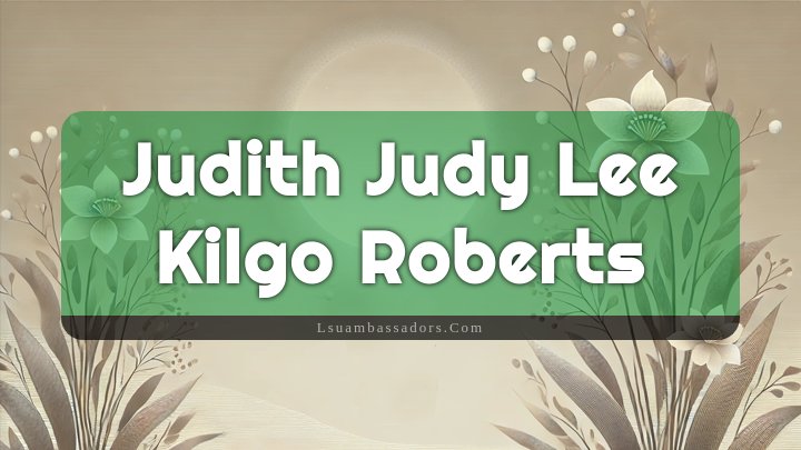 Obituary Reference Image of Judith Judy Lee Kilgo Roberts