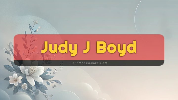 Obituary Reference Image of Judy J Boyd