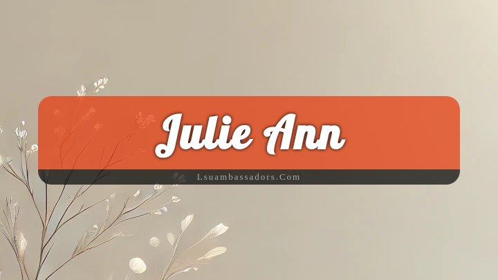 Obituary Reference Image of Julie Ann