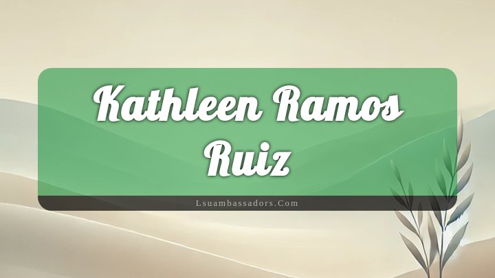 Obituary Reference Image of Kathleen Ramos Ruiz