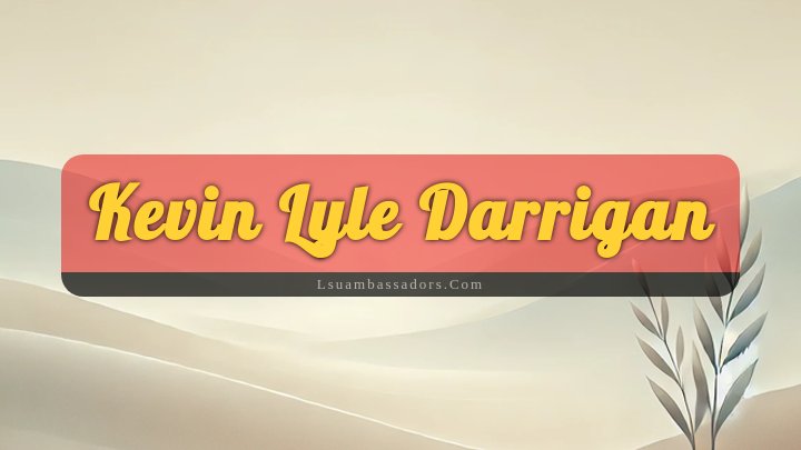 Obituary Reference Image of Kevin Lyle Darrigan