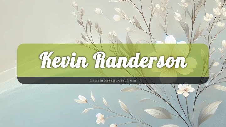 Obituary Reference Image of Kevin Randerson