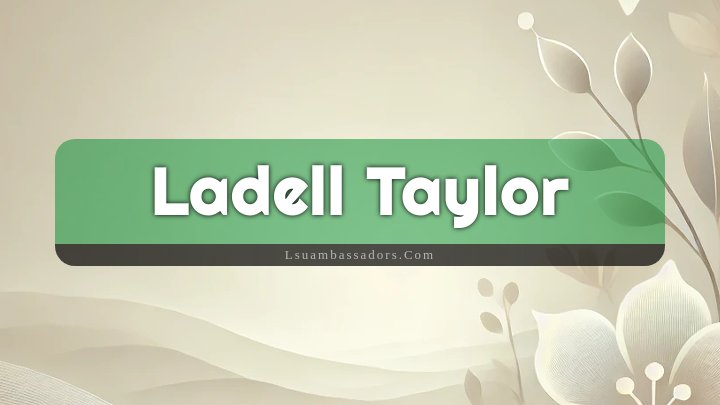 Obituary Reference Image of Ladell Taylor