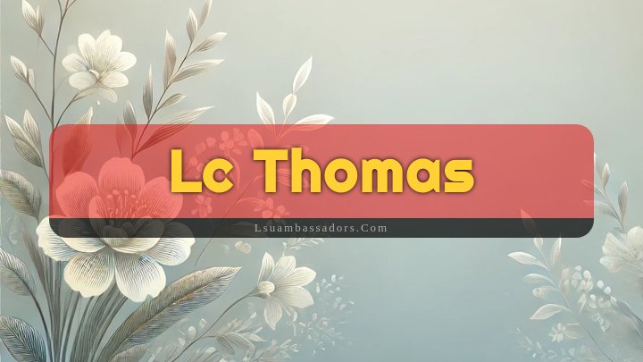 Obituary Reference Image of Lc Thomas